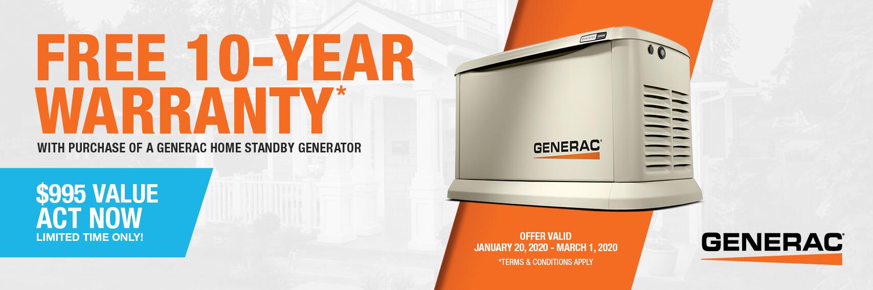 Homestandby Generator Deal | Warranty Offer | Generac Dealer | Sonora, CA